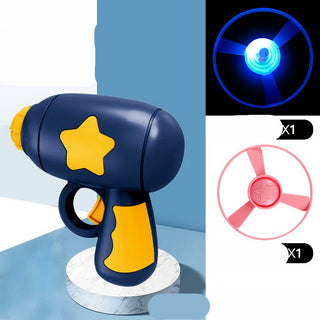 Buy navy-blue Pet Toy Dog Cat LED Light Toy Luminous Children&#39;s Party Toy Bamboo Dragonfly Toy Training Toy Pet Throw Launcher