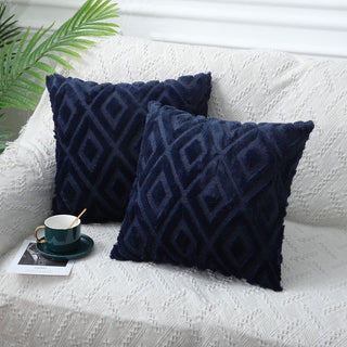 Rhombus Cut Flower Nordic Style Sofa Living Room Office Pillow