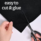 (24 pack) Hello Hobby Black Felt Sheet for Craft Bases, 9" x 12"