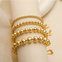 Round Beads Pull Adjustable Bracelet String Beads