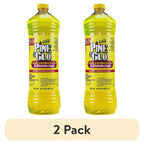 (2 pack) Pine Glo Kitchen & Bath Household Cleaner, Lemon, 40 oz