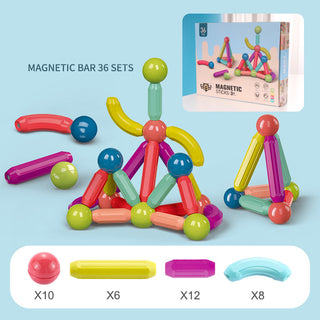 Buy 36pcs Baby Toys Magnetic Stick Building Blocks Game Magnets Children Set Kids Magnets For Children Magnetic Toy Bricks