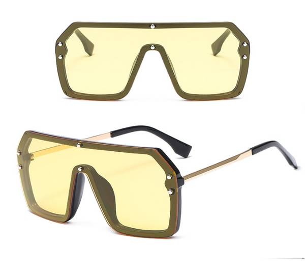 Fashion Style Square Oversize Sun Glasses