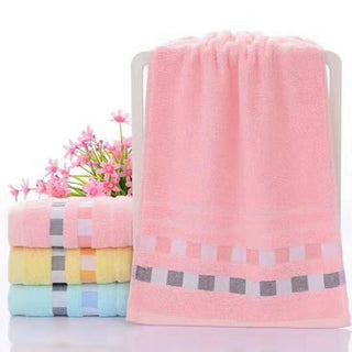 Buy pink Cotton Thickened Towel