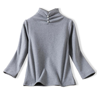 Buy grey Baby Christmas knitted bottoming shirt