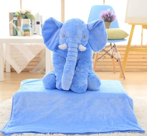 Children's Soothing Elephant Plush Toy Pillow