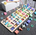 Children 3D Alphabet Number Puzzle Baby Colorful Geometric Digital Letter Educational Toy