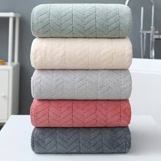 Buy set Coral Fleece Bath Towel Thickening Towel Absorbent