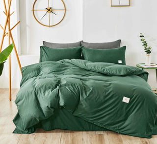 Buy dark-green Home Textile Bedding set