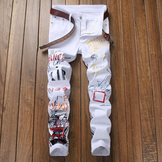 Buy white High Street Fashion Mens Jeans