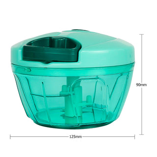 Buy blue Multifunction Speedy Design Vegetable Fruit Twist Shredder Manual Meat Grinder Chopper Garlic Cutter