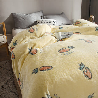 Buy light-yellow Snowflake summer blanket