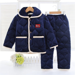 Buy 6184color Children&#39;s warm pajamas set