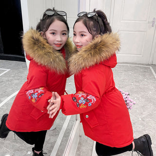 Buy red Children&#39;s warm coat