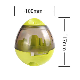 Buy green Pet Food Feeder Dispenser Funny Toy