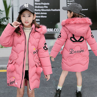 Buy watermelon-red Girls&#39; cotton-padded jackets