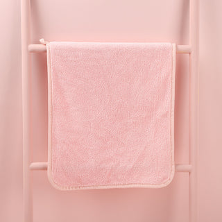 Buy plain-colored-style-pink Towel Coral Fleece Household Face Towel