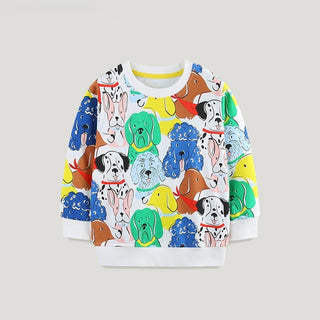 European And American Style Cartoon Printed Children's Sweatshirt