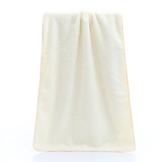 Buy milky Coral fleece microfiber towel