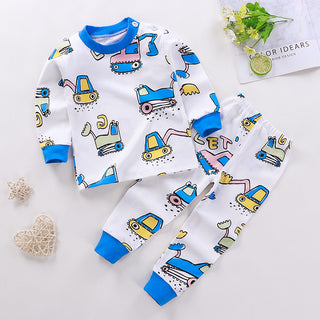 Buy a04 Boys And Girls Children&#39;s Underwear Suit Cotton Children Autumn And Winter Pajamas