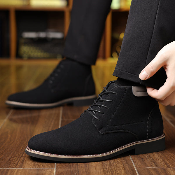Men's High-top Leather Shoes