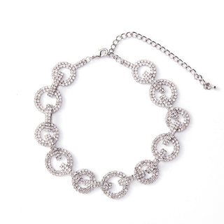 Buy necklace Fashionable Full Diamond Cuban Thick Chain