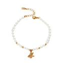 Butterfly Vintage High-grade Artificial Pearl Bracelet