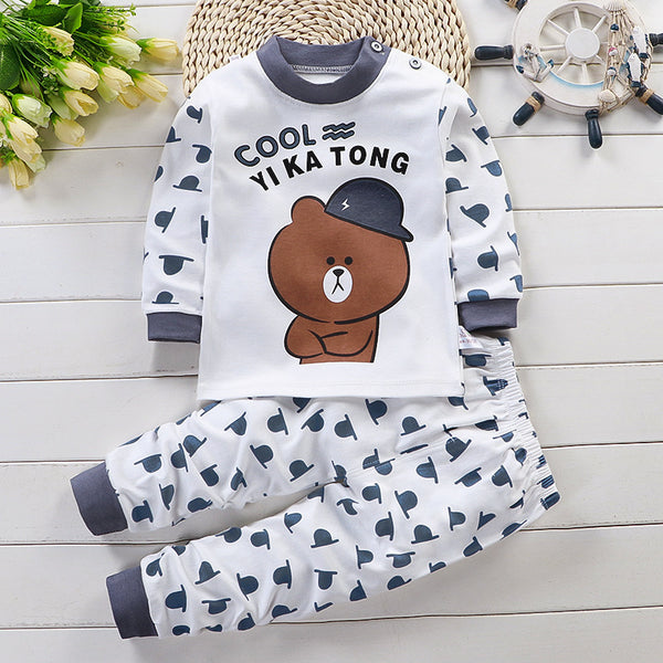 Children''s underwear suit pure cotton based infant pajamas