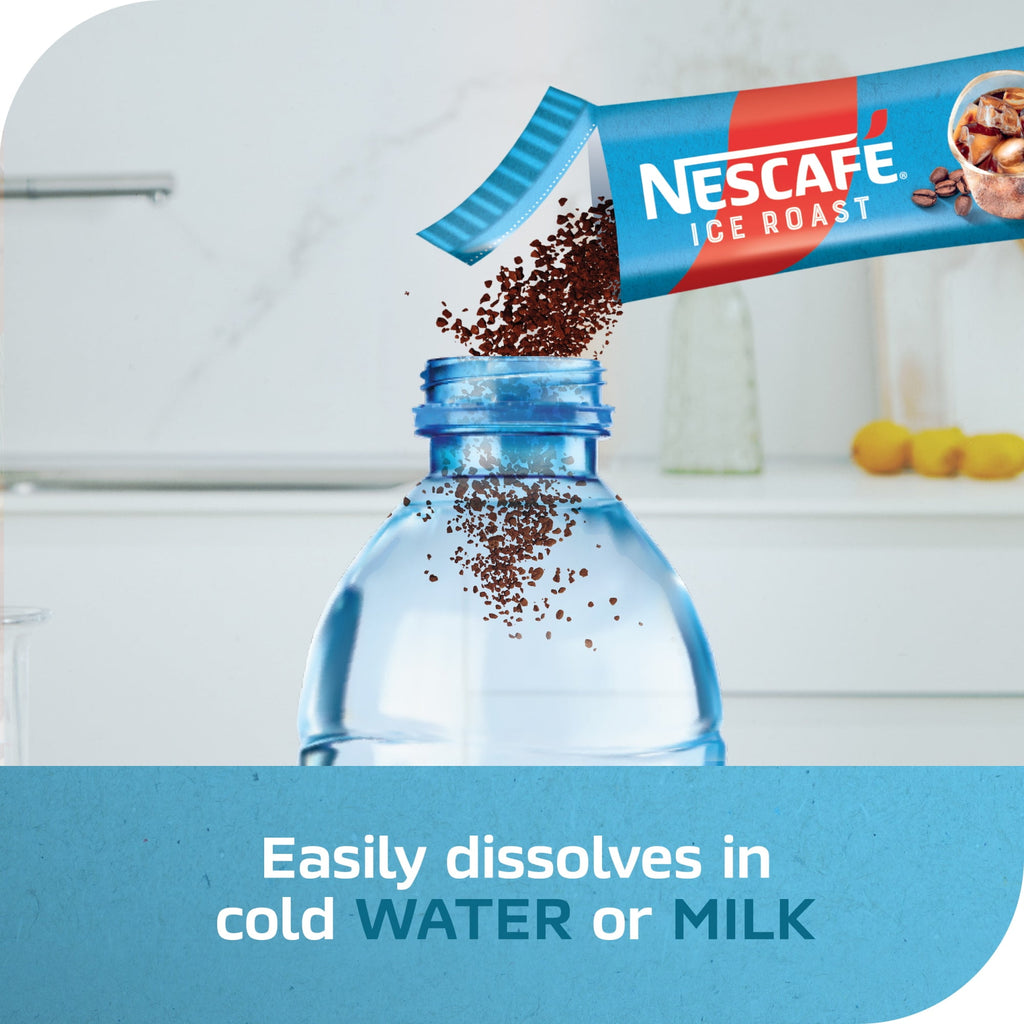 NESCAFÉ Ice Roast, Instant Iced Coffee, 8 Packets