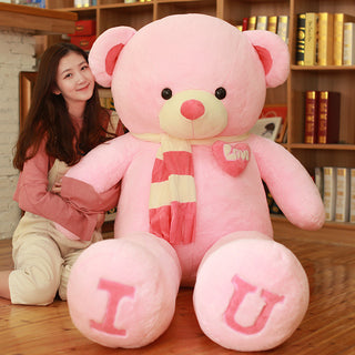 Buy pink Heart Bear Pillow Plush Toy Valentine&#39;s Day Gift