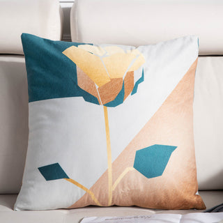 Buy plain-rose Sofa Hugging Pillow Cover Nordic Light Luxury Ins Pillow Bedside Cushion Cover