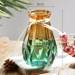 Buy 18green-gradient EuropeanGradient Ins Wind  Glass Vase