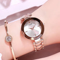 New Women's Fashion Personalized Trend Atmosphere Watch Steel Belt Women's Watch