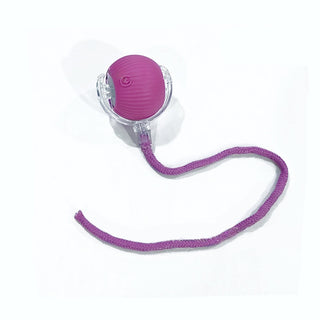 Buy purple Cat Interactive Ball Toys Automatic Rolling Ball For Kitten Rechargeable Smart Pet Electric Toys With Teaser Sensor Cat Ball Toy