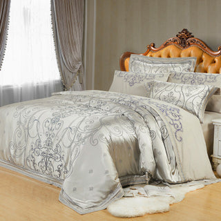 Buy light-grey Four-piece Bed Full Cotton 1.5m1.8m Linen And Duvet Cover