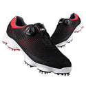 Spinning lace golf shoes