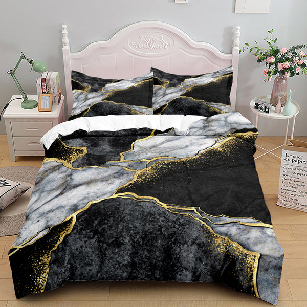 Bedding Home Textile Quilt Cover Three Piece Set