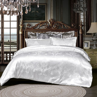 Buy silver Bedding set quilt cover pillowcase