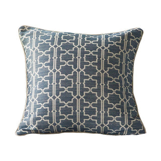 Buy deep-blue American living room throw pillow