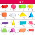 32 Elementary School Mathematics Teaching Aids Solid Geometric Model