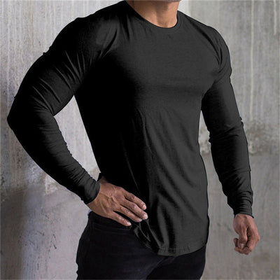 Men's Long Sleeve Gym T Shirt