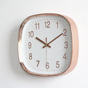 Mute Wall Clock Living Room Bedroom Wall Watch Square