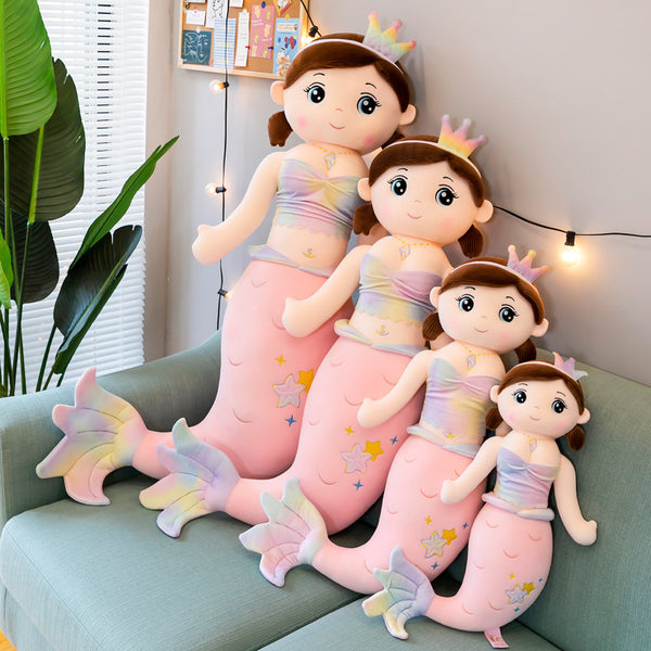 Children's Fashion New Crown Mermaid Plush Toy