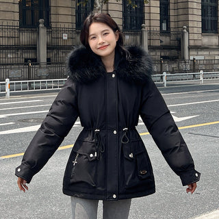 Buy black Women&#39;s Waist-tight Parka Short