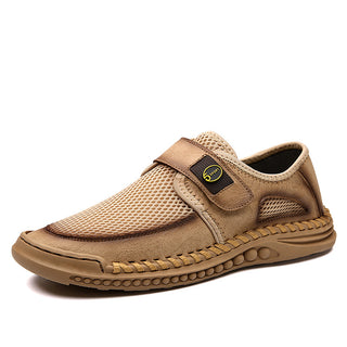 Buy sand Versatile And Flat Bottomed Breathable Mesh Men&#39;s Shoes