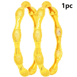 Buy b131-style Non-fading Women&#39;s Alluvial Gold 24k Gold-plated Alloy Bracelet