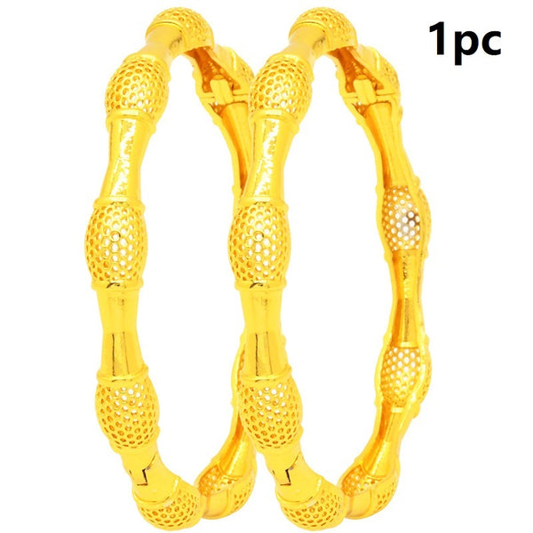 Non-fading Women's Alluvial Gold 24k Gold-plated Alloy Bracelet