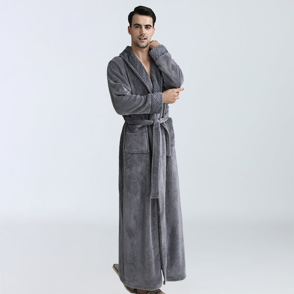 Men's Winter Coral Fleece Nightgown