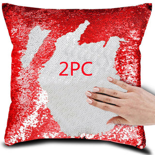 Buy red-2pc Magical Color Changing Pillow Case Decor Pillows Cover