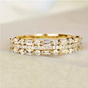 Multilayer Ring Three-layer Fine Circle Line Setting